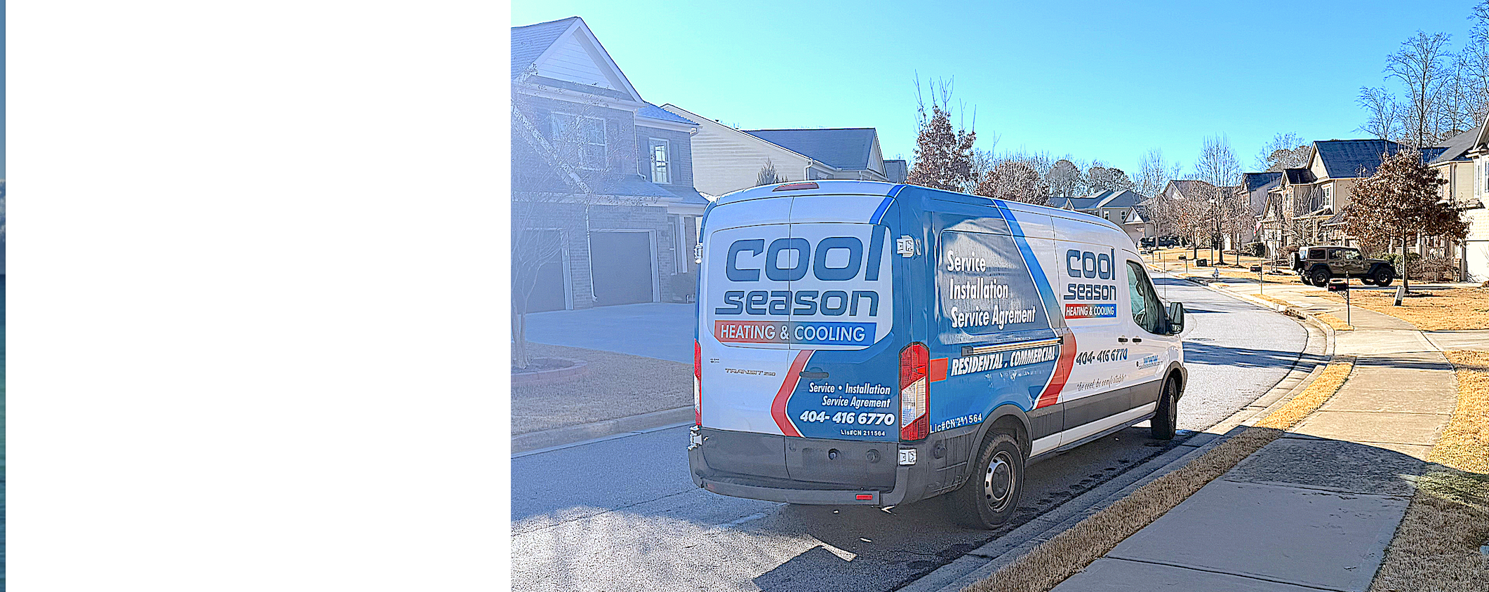 Cool Season HVAC Van