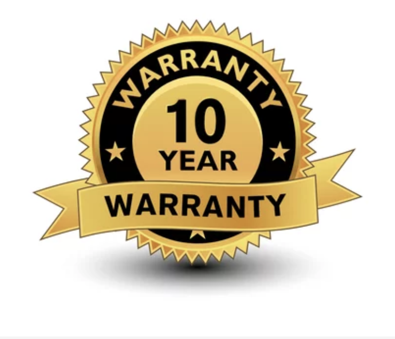 10 Year Warranty